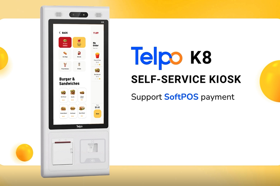Telpo-K8-self-service-kiosk-SoftPOS